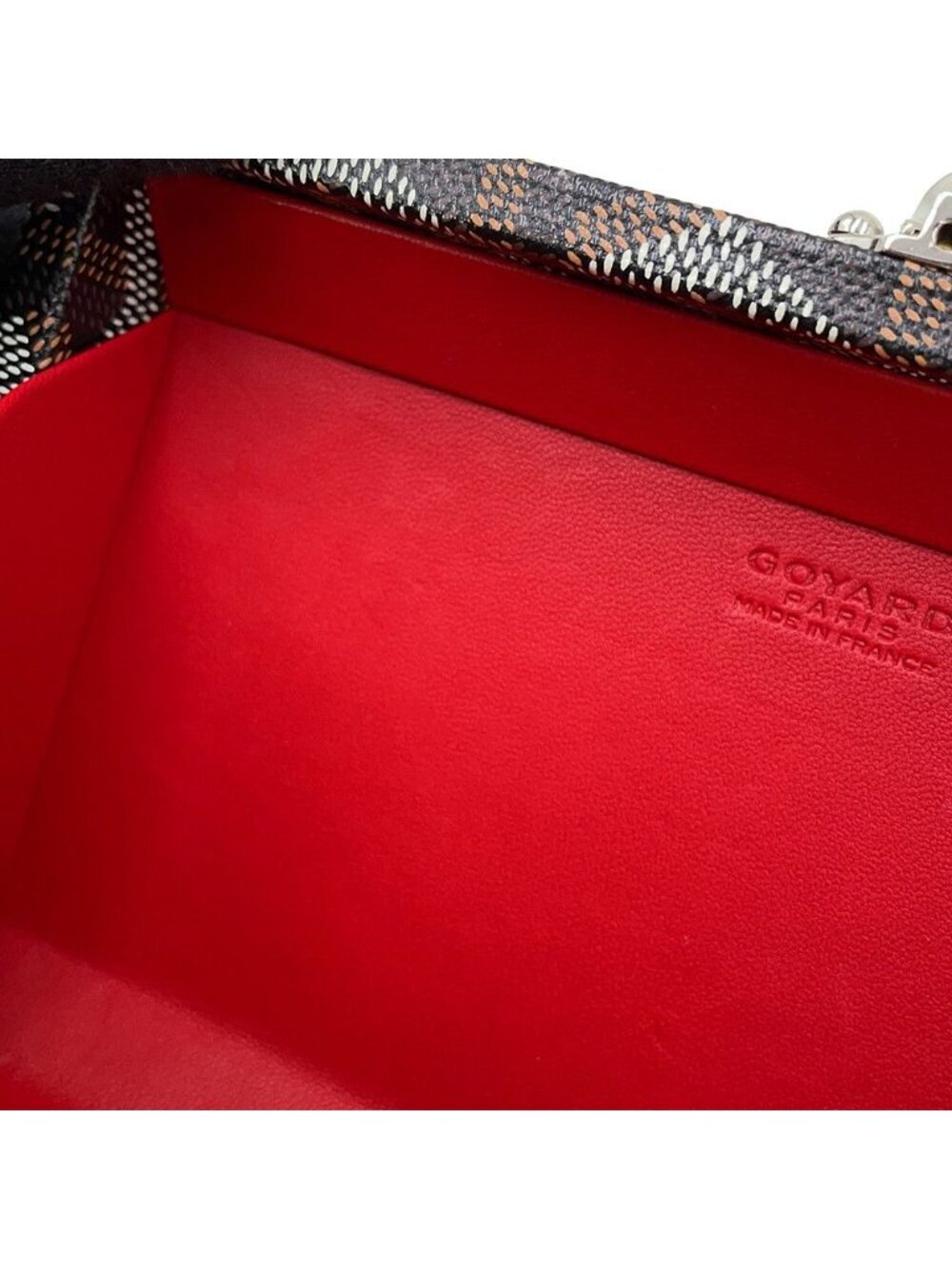Goyard Shoulder Bag Minaudier Leather Black - Picture 9 of 10